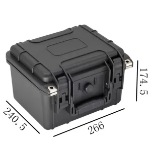 Hard Case Waterproof Storage Case Plastic Rolling Tool Box for Bluetooth Speaker electronic device