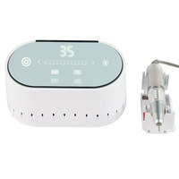 JIMDOA Meilleure Vente Transfrontalière Professionnelle Ponceuse à Ongles Électrique Haute Puissance 60W 35000 tr/min avec Brosse en Carbone et Faible Bruit
