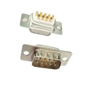 Conector de puerto serie DB9, macho/hembra, RS232, 9 pines, RS485, RS422, adaptadores de enchufe de interfaz COM