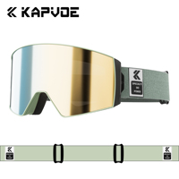 Lunettes de ski à lentille haute performance miroir chromatique complet anti-buée double lentille PC lunettes de ski compatibles OTG