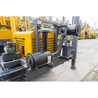 Foreuse hydraulique complète sur chenilles Hengwang HQZ260L à moteur diesel pour puits d'eau, profondeur 260 m, diamètre de forage 130-305 mm