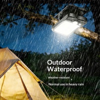Lampe Clip LED Solaire USB Rechargeable Portable pour Camping en Plein Air, Ultra-longue Autonomie, Idéale Randonnée et Pêche