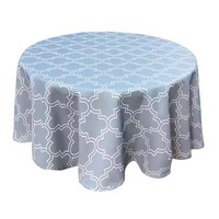 Nappe de mariage couvre personnalisé blanc fête polyester nappe de mariage pour événements fête ronde damassé imperméable tissé