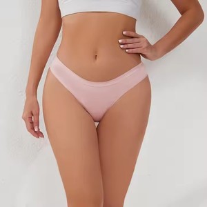 Slip Bikini da Donna Personalizzabili in Taglia e Colore, Tinta Unita, <span class=keywords><strong>per</strong></span> Uso Quotidiano, con Design a Vita a V e Servizio di Stampa - Product Image 2