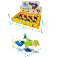 Jouet rotatif à manivelle LK Toys, vente chaude, jouet pas cher, danseur rotatif à 360 degrés, mécanisme de jouet à manivelle