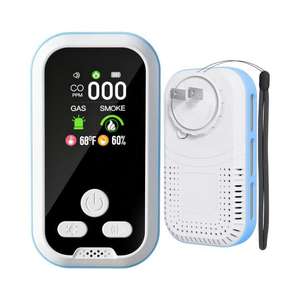 5-in-1 plug-in פחמן חד-חמצני & גז לחות גלאים גיבוי לסוללה דירה RV-אזעקות אישיות לבטיחות - Product Image 2