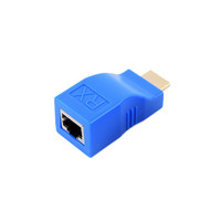 Extensor HDMI 4K RJ45, Extensión de hasta 30 m a través de Red Ethernet LAN CAT5e/Cat6 para HDTV, HDPC, DVD, PS4, PS5, STB