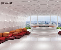 Skymax espace public canapé d'attente canapé modulaire Lounge Wagon 4 sièges intérieur Chaise longue canapé moderne 2 4 5 6 7 8 sièges