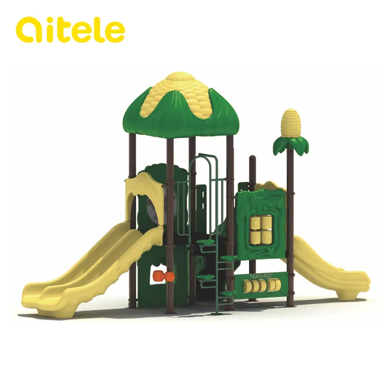 QITELE verwendet kommerzielle Kinder Outdoor-Spielplatz Set Ausrüstung Kinder