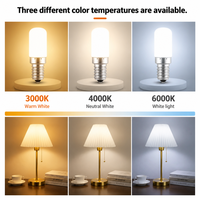 Ampoule LED E14 3,5W 330lm sans scintillement, incassable, base en céramique, multi-CCT pour réfrigérateur, hotte de cuisine, lustre, chambre d'hôtel