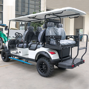 Robetaa 6人座电动/燃气60V高尔夫球车带尾部球童站立位出售 - Product Image 3