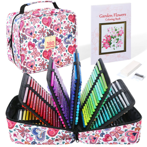 Juego de Lápices de Colores X415 Personalizado de 72/120/180 Colores con Estuche de Nailon con Cierre para Materiales de Arte - Product Image 5