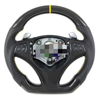 Modification du volant de voiture en fibre de carbone pour BMW E90 E92 E88 E93, ancien modèle mis à jour