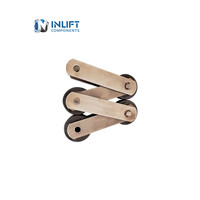 INLIFT Chaîne d'escalator de haute qualité, durable, au design moderne, avec rouleau à roulement de haute précision, antirouille, pièces d'ascenseur