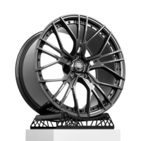 Jantes en alliage d'aluminium forgé légères 5X120 5x114.3 Sport Racing Custom Deep Gun Gray 5x112 pour Audi A7 S3 Nissan BMW