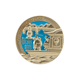 Moneda Conmemorativa Personalizada de Metal, Monedas de Aleación de Zinc con Mapa 3D de Polonia, Recuerdo con el Horizonte de la Ciudad para Regalo o Exhibición - Product Image 1