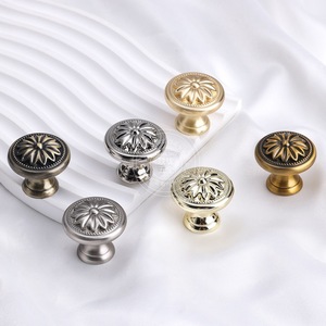 Lianlong Zinc Alloy Handle 3027 Spherical Single Hole Cabinet <b>Door</b> <b>Knob</b> - Product Image 3