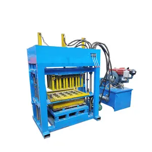 QTD4-40 Diesel Stein Ziegelmaschine / gebrauchte Betonblock-Herstellungsmaschine / Blockherstellungsmaschine Preis Nepal
