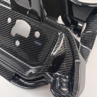 100% accessoires de moto en Fiber de carbone couvercle de support de tableau de bord de moto pour m1000RR 2019-2024