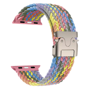 <span class=keywords><strong>Bracelet</strong></span> de montre sport en nylon léger et doux pour la peau, de qualité supérieure, pour <span class=keywords><strong>Apple</strong></span> <span class=keywords><strong>Watch</strong></span> 49 mm, 46 mm, 45 mm, 44 mm, 41 mm, 40 mm - Product Image 3