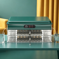 Incubateur automatique miniature WONEGG pour œufs de poulet, capacité de 320 œufs, pour l'éclosion d'œufs de canard, d'oie, d'oiseaux et de volailles, avec certifications CE, RoHS, FCC, UL