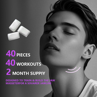 Gomme à mâcher personnalisée de qualité supérieure pour sculpter et définir le visage et la mâchoire 15X gomme à mâcher à la menthe plus résistante Fitness pour le visage