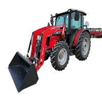 Tractor de ruedas usado estándar alemán MF1004 Massey Ferguson 100hp 4WD venta caliente en el mercado de Perú Chile Bolivia