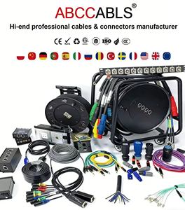 Cavo Snake <span class=keywords><strong>Audio</strong></span> Professionale a 32 Canali in Metallo, Scatola di Giunzione <span class=keywords><strong>Audio</strong></span> per Registrazione in Studio, Cavo 64XLR per Palco e Illuminazione <span class=keywords><strong>Video</strong></span> - Product Image 6