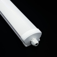 Kit de boîtier de lampe LED étanche IP65 en PC, avec coque moderne en acrylique extrudé et diffuseur tubulaire en polycarbonate pour éclairage linéaire LED