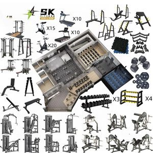 Attrezzatura da palestra commerciale SK 900sqm con gambe e macchina <span class=keywords><strong>per</strong></span> l'allenamento del torace-costruzione in acciaio resistente <span class=keywords><strong>per</strong></span> Hotel/casa centro Fitness - Product Image 1