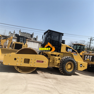 Rodillo Vibratorio de Un Solo Tambor Caterpillar CS683e CS533e 2020 Certificado por CE EPA, Motor Diésel de 97KW, 27kg/cm Estático, Usado - Product Image 3