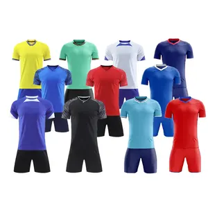 New Design Team Training Jersey Custom Football Kits Set completo Soccer Jersey Men Soccer Uniform