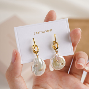 Tarjeta de Exhibición de Aretes Personalizada de Alta Gama, Tarjeta Pequeña para Collares, Cartulina Blanca de 350g para Joyería, Tarjeta de Empaque Simple - Product Image 4