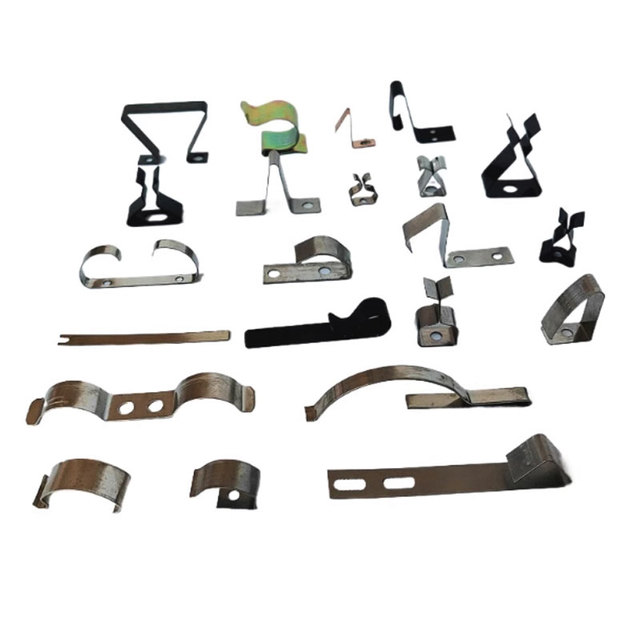 Custom CNC Machined Brass Copper Stamping Components for Machinery Hydraulic System Assembly Industrial Clamp Cable Wire Clip