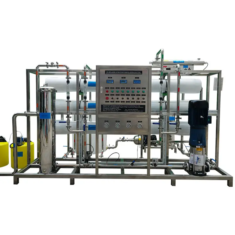 6TPH Système industriel de purification de l'eau potable par osmose inverse Machines de traitement de l'eau minérale