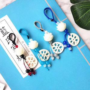 Womans the Untamed Chain Men Mo Dao Zu Shi Colgante Lotus Root Slices Llavero de plástico <span class=keywords><strong>Wei</strong></span> <span class=keywords><strong>Wuxian</strong></span> - Product Image 2