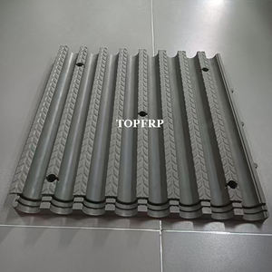 Plancher d'atelier de lavage de voiture de grille en plastique de garage anti-dérapant avec canal de drainage - Product Image 4