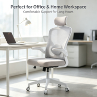 Fauteuil de direction à dossier haut, fournisseur chinois, chaise de bureau moderne en tissu, fauteuil pivotant réglable en hauteur