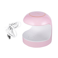 Mini Lampe LED de Photothérapie pour Ongles 18W, Lampe de Séchage UV Portable pour un Seul Doigt, Utilisation Domestique, Matériau ABS