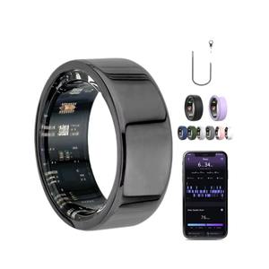 AICITY Anneau Wearable Tech Technology Open Source Personnalisé Anillo Inteligente Stress Temp Spo2 HRV Sleep Vital Health Smart Ring - Product Image 1