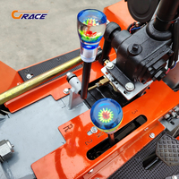 Livraison Gratuite Mini Tracteur 18 CV Certifié CE 4x4 Autoporté avec Boîte de Vitesses à 3 Rapports, Pompe et Roulement pour Usage Agricole