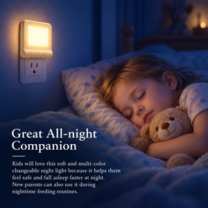 Veilleuse LED à changement de couleur, très vendue, avec capteur de lumière, imitation bois, 0,5W, pour chambre, couloir, salle de bain - Product Image 5