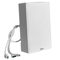 Système de sonorisation IP Thinuna IP-25WS-BS, haut-parleur maître réseau, haut-parleur actif mural ABS avec amplificateur numérique 2*30W