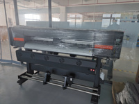 Plotter de 4 pies (1.3m) para impresión digital de vinilo y lonas flexibles, compatible con cabezales Xp600 I3200, para uso en publicidad con tinta eco-solvente, velocidad de impresión de 20 ppm.