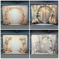 Toile de fond portable et durable de haute qualité pour photomaton, idéale pour les mariages, événements et décorations de banquets