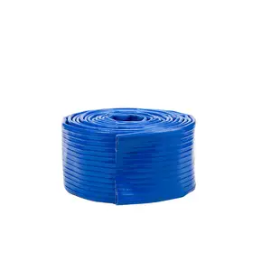 4 Inch 10-100M 2.2Mm Dikte Pvc Vezelversterkte Landbouw Irrigatie Slang Vloeistof Slang Pvc Layflat Slang