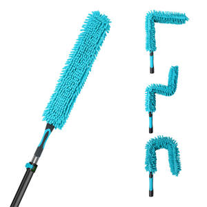 Multifuncional <span class=keywords><strong>1.2m</strong></span> telescópico extensão pólo longo punho Chenille retrátil espanador para casa ou escritório limpeza - Product Image 1