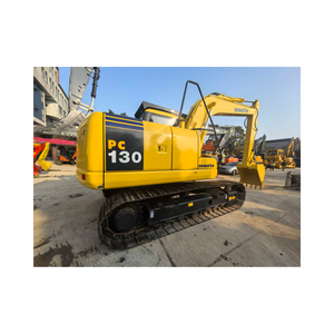 Excavadora Komatsu PC130 usada, pocas horas de uso, buen estado de funcionamiento, excavadora de cadenas PC130 en venta - Product Image 1