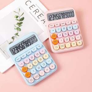 Calculadora de Escritorio Kawaii X1031-2 Mini de 12 Dígitos, de Plástico, para Oficina y Escuela, Venta al por Mayor, con Batería Universal - Product Image 2
