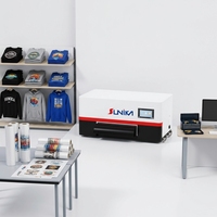 Printer DTF Inkjet Otomatis Penuh Kecepatan Tinggi Dual Head A3 Penjualan Terbaru dari Pabrik, Sirkulasi Tinta Putih untuk Transfer Label Kaos